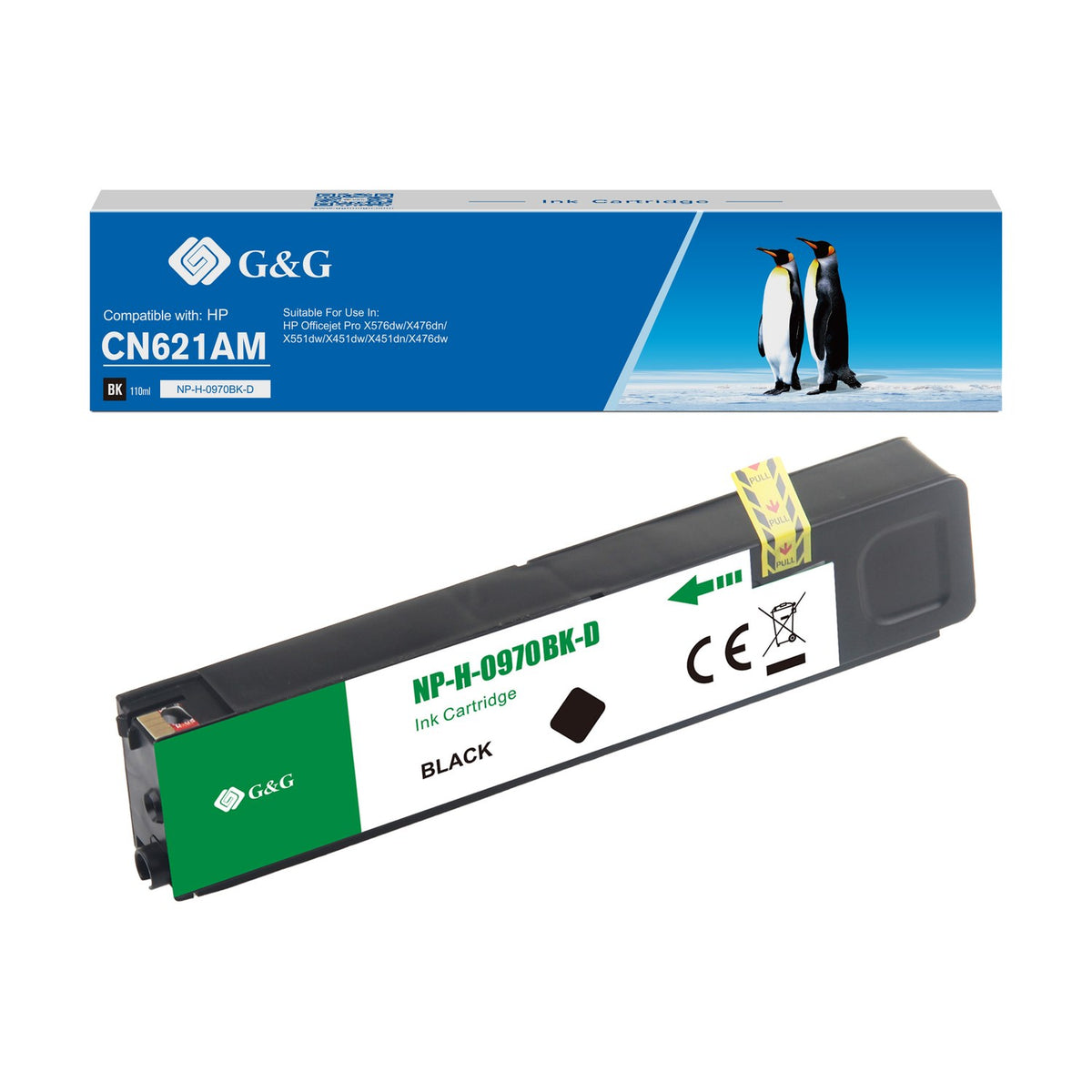 Cartouche compatible premium HP CN625AE / 970XL - noire
