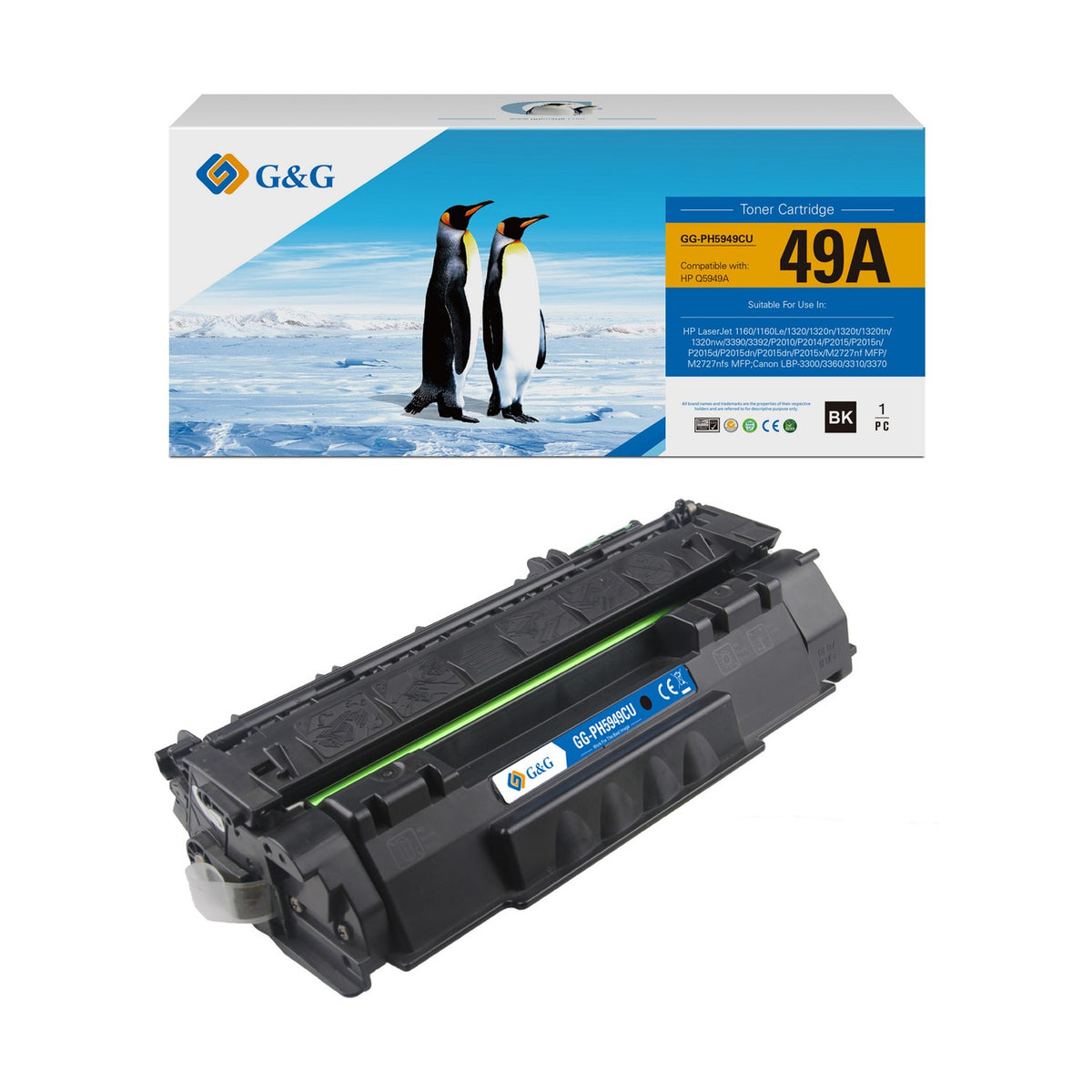 Toner compatible premium HP Q5949A / 49A - noir
