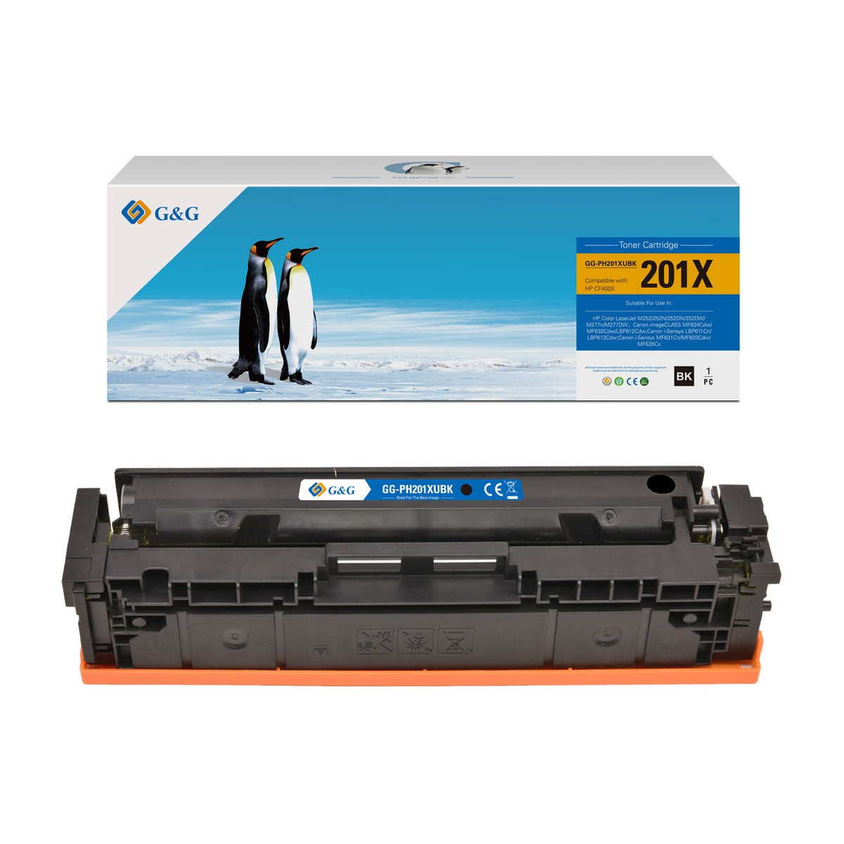 Toner compatible premium HP CF400X / 201X - noir