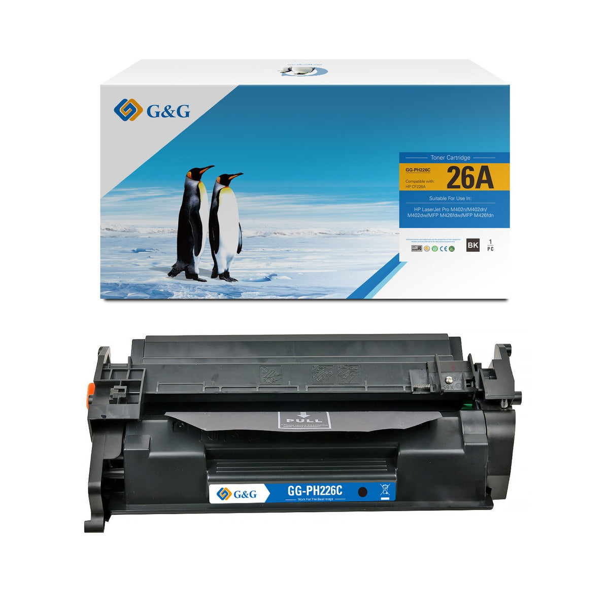 Toner compatible premium HP CF226A / 26A - noir