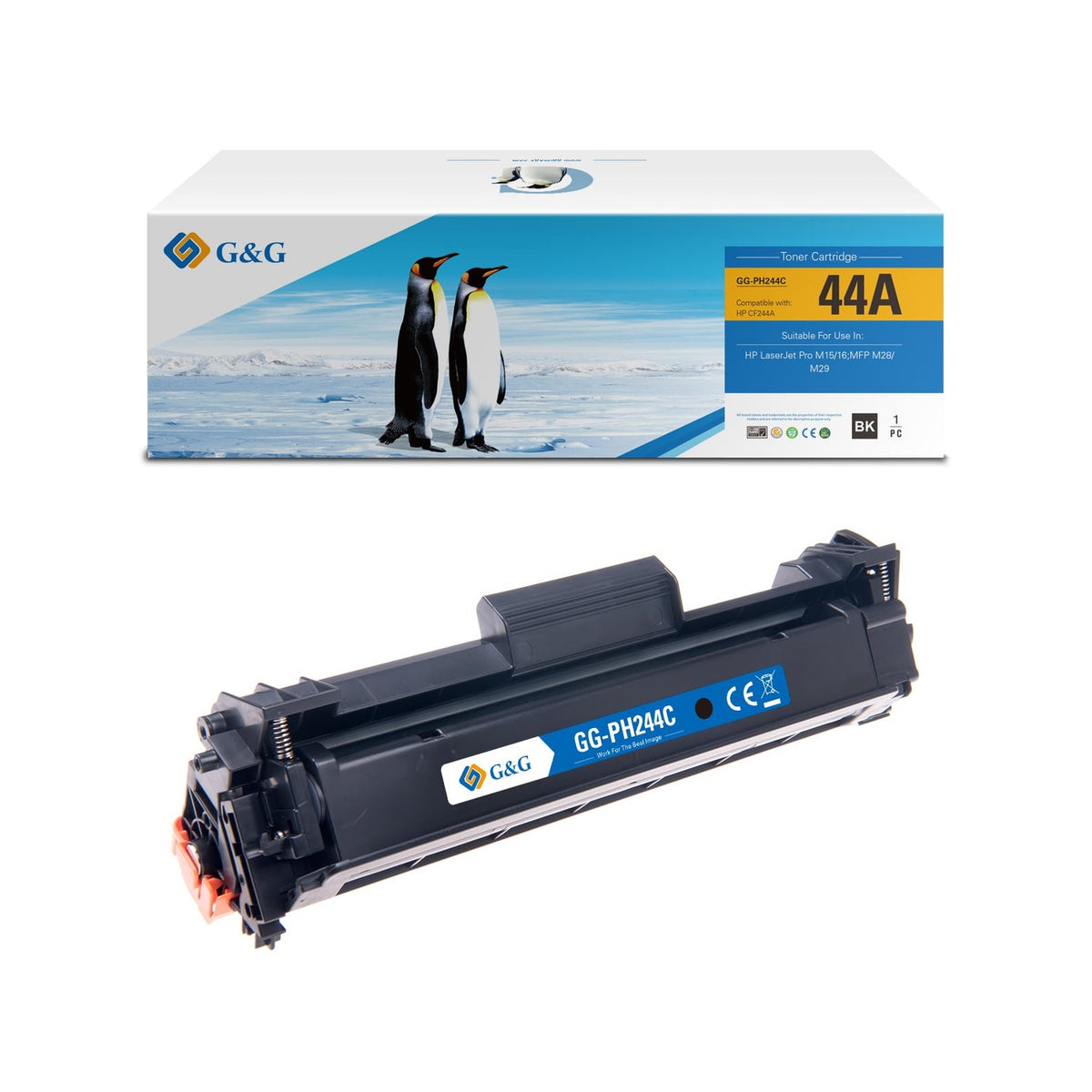 Toner compatible premium HP CF244A / 44A - noir