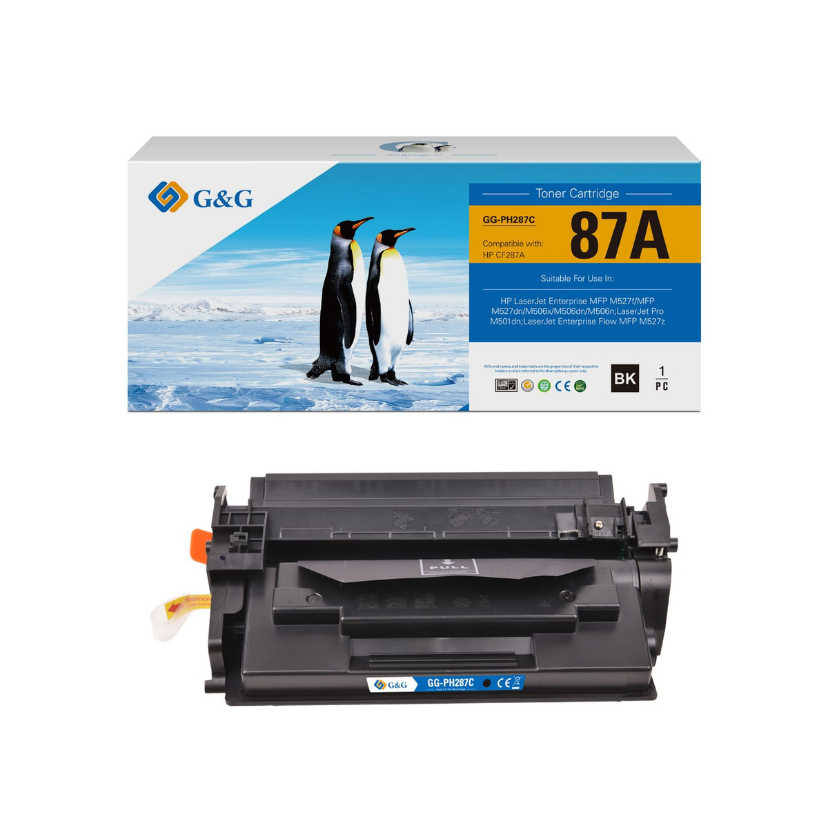 Toner compatible premium HP CF287A / 87A - noir