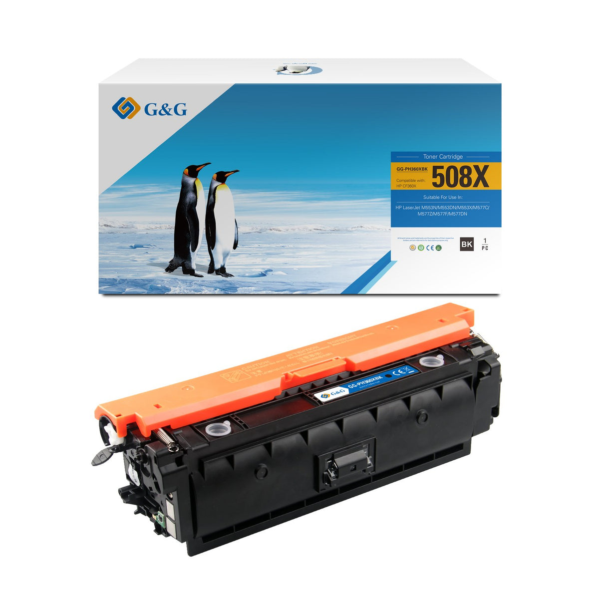 Toner compatible premium HP CF360X / 508X - noir