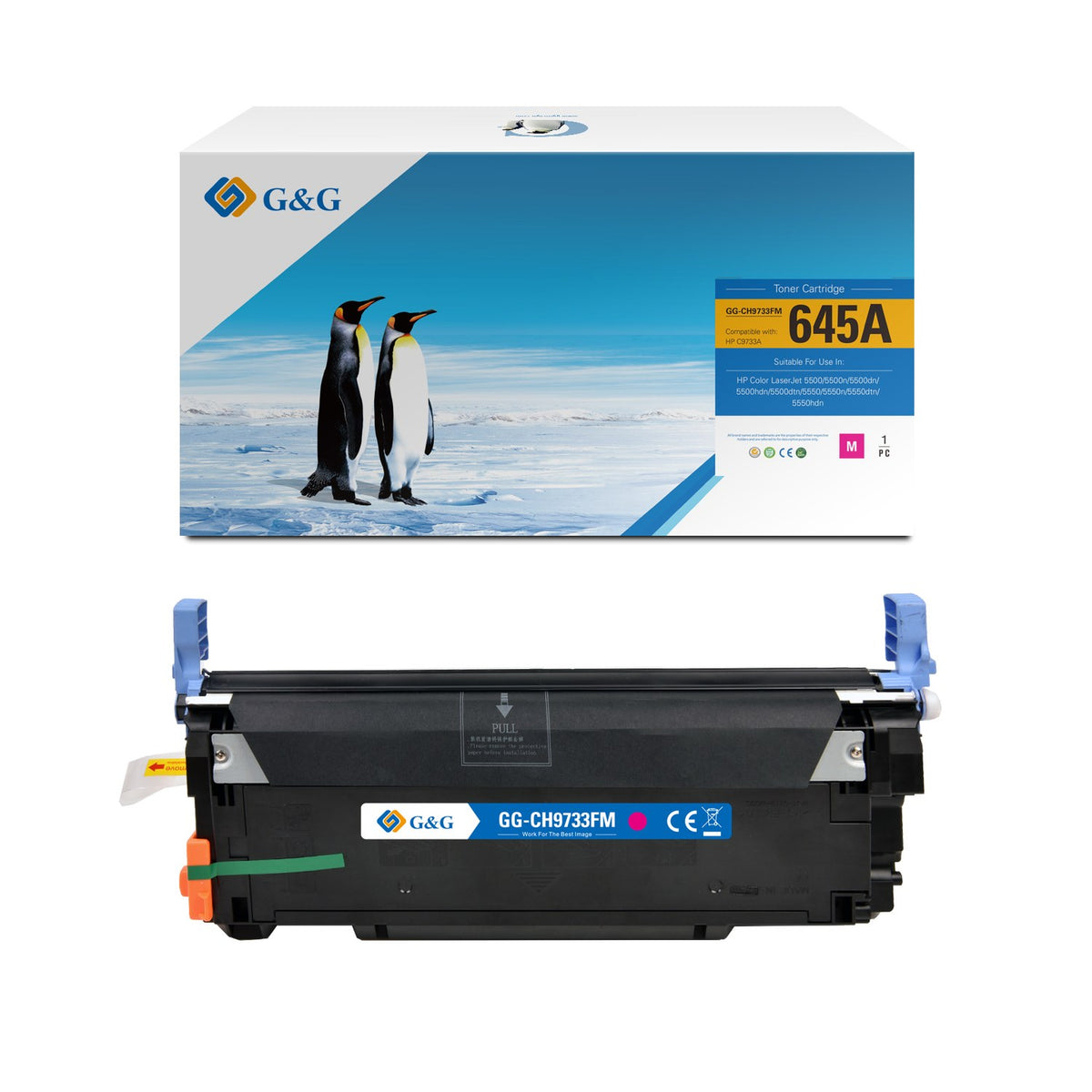 Toner compatible premium HP C9733A / 645A - magenta