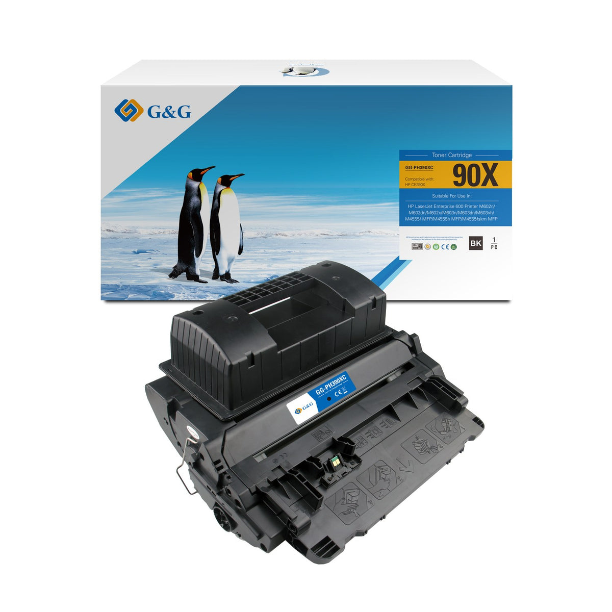 Toner compatible premium HP CE390X / 90X - noir
