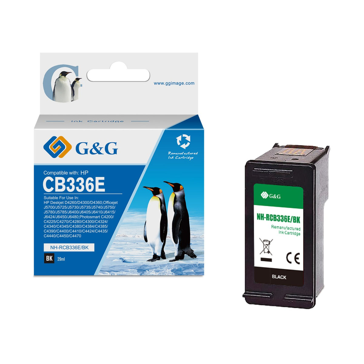 Cartouche compatible premium HP CB336EE / 350XL - noire