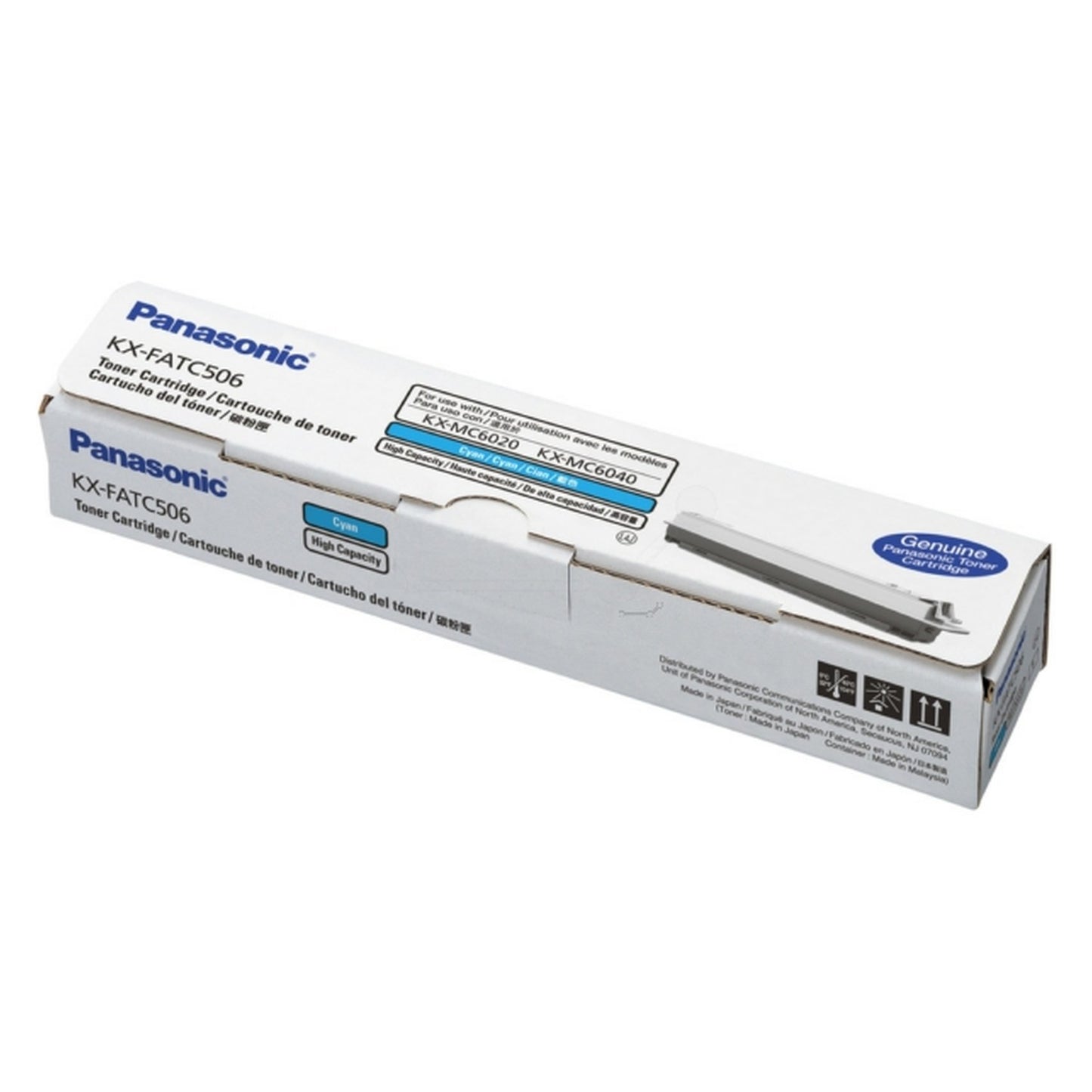 Toner d'origine Panasonic KXFATC506 - cyan