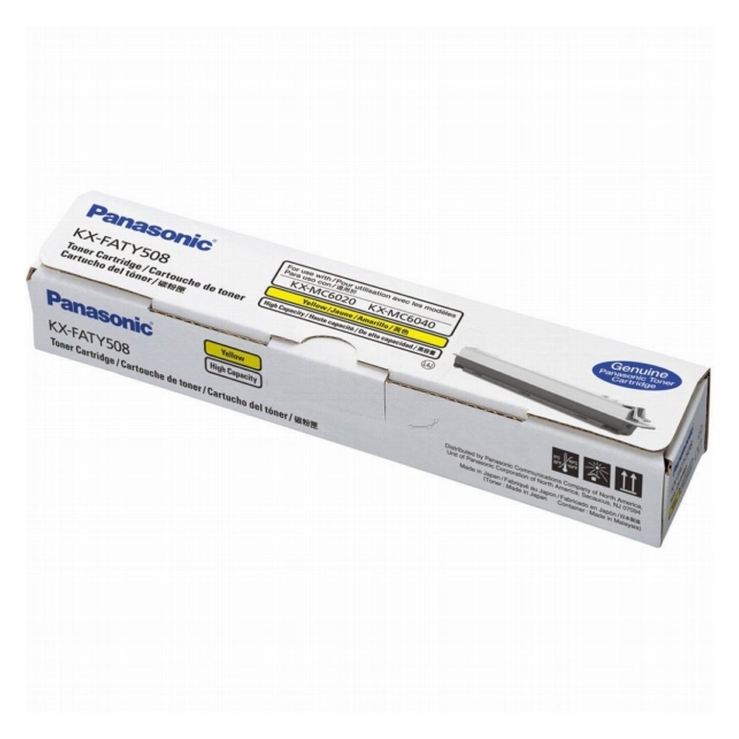 Toner d'origine Panasonic KXFATY508 - jaune