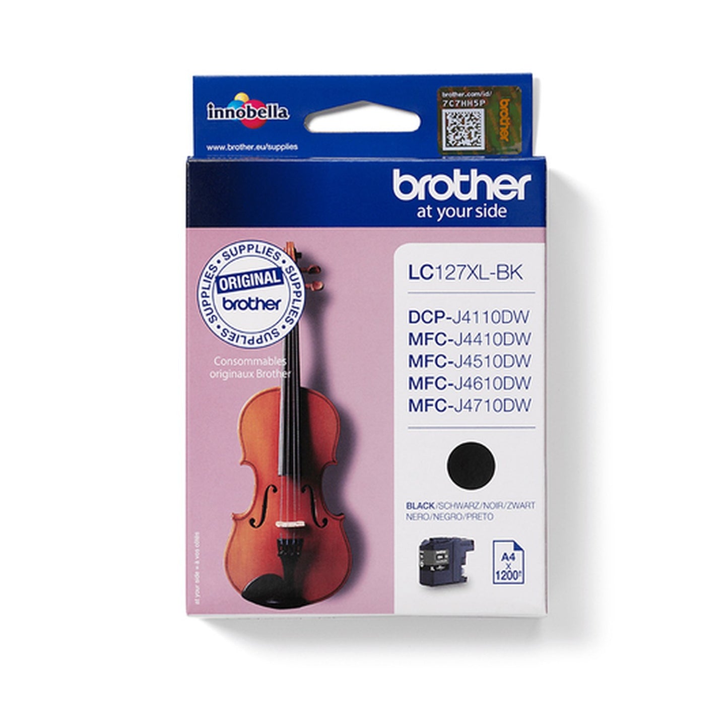Cartouche d'origine Brother LC127XLBK - noire