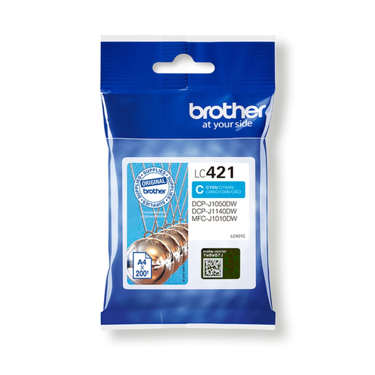 Cartouche d'origine Brother LC421C - cyan