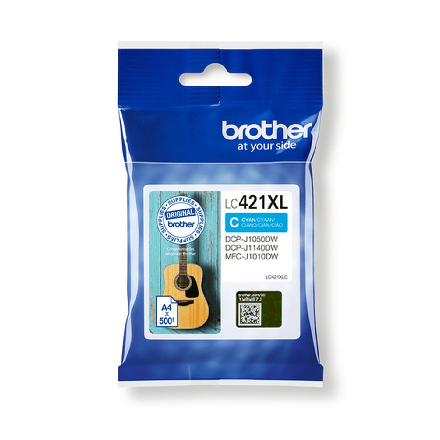 Cartouche d'origine Brother LC421XLC - cyan