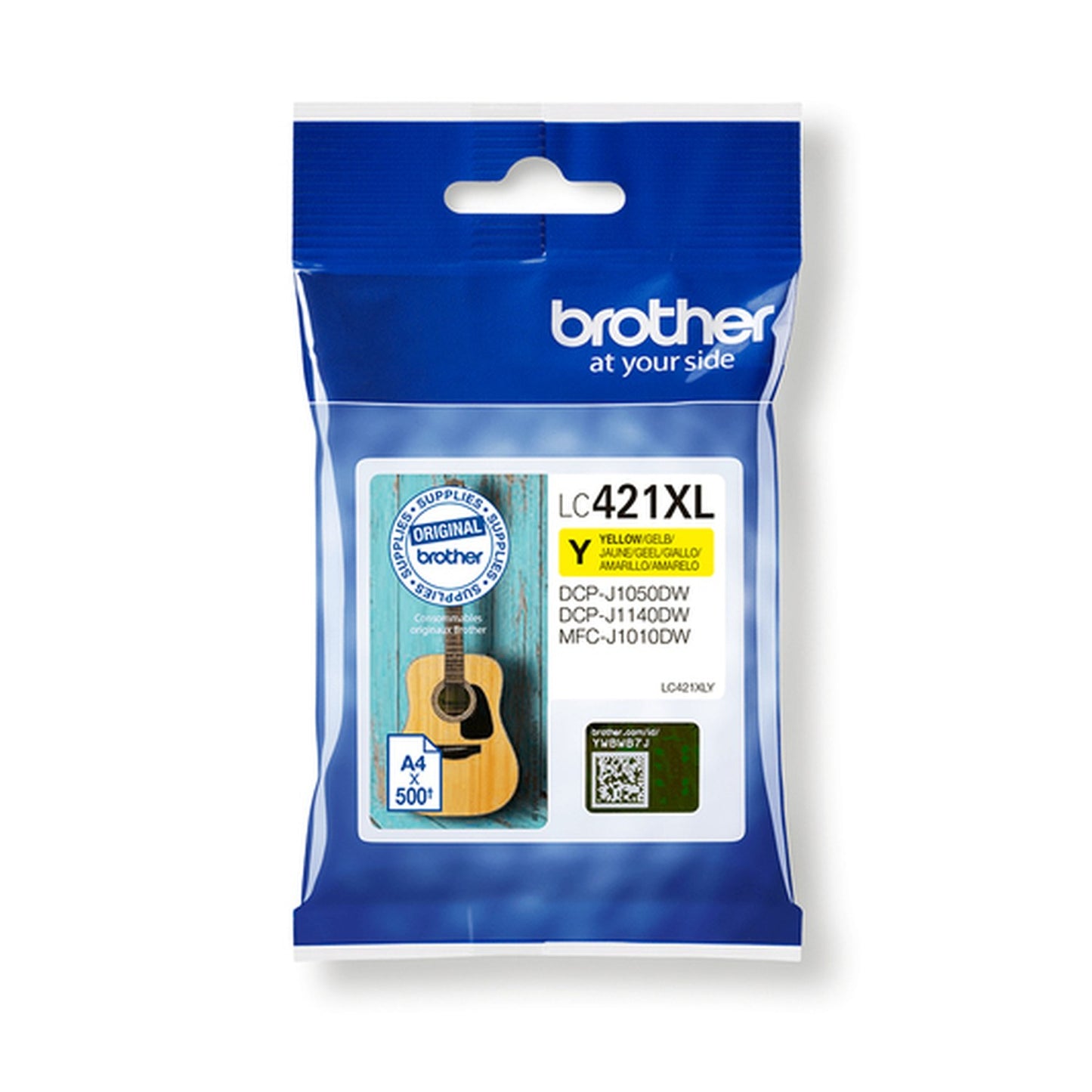 Cartouche d'origine Brother LC421XLY - jaune