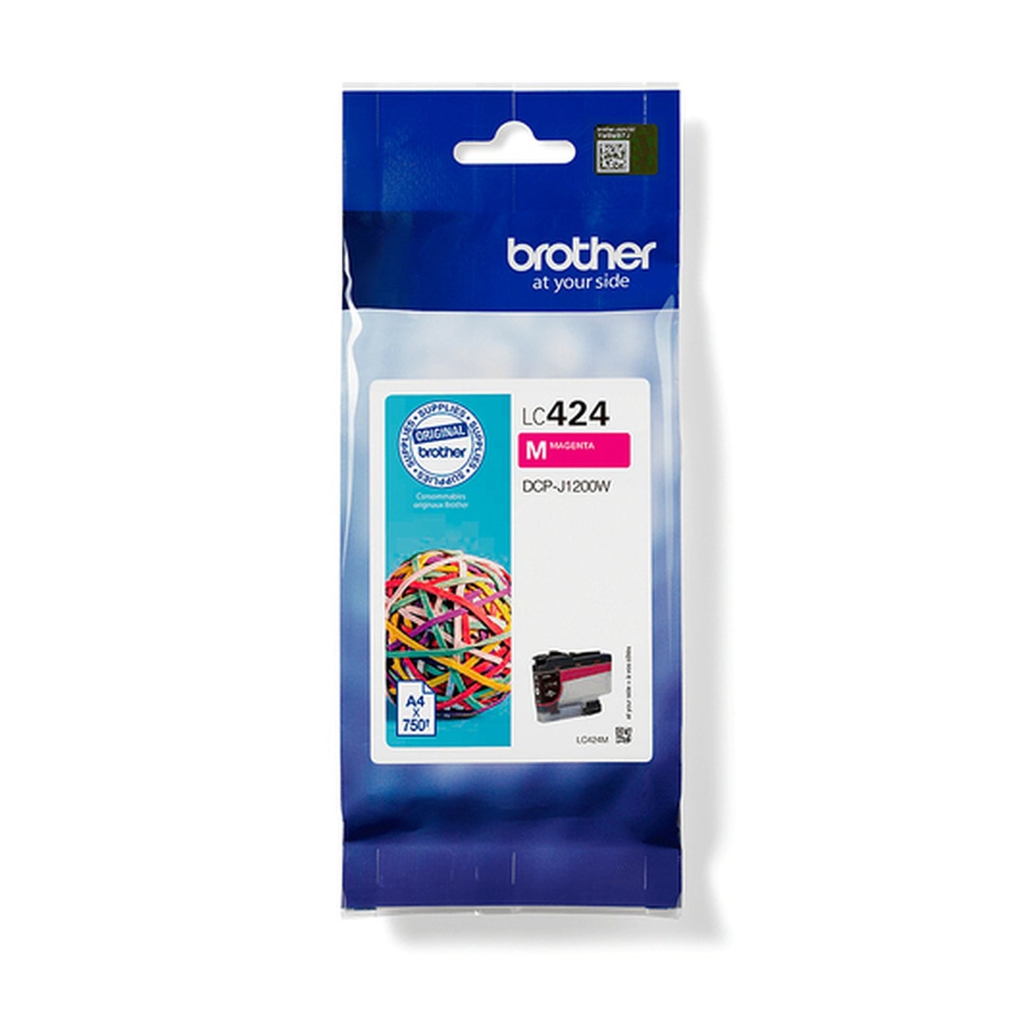 Cartouche d'origine Brother LC424M - magenta