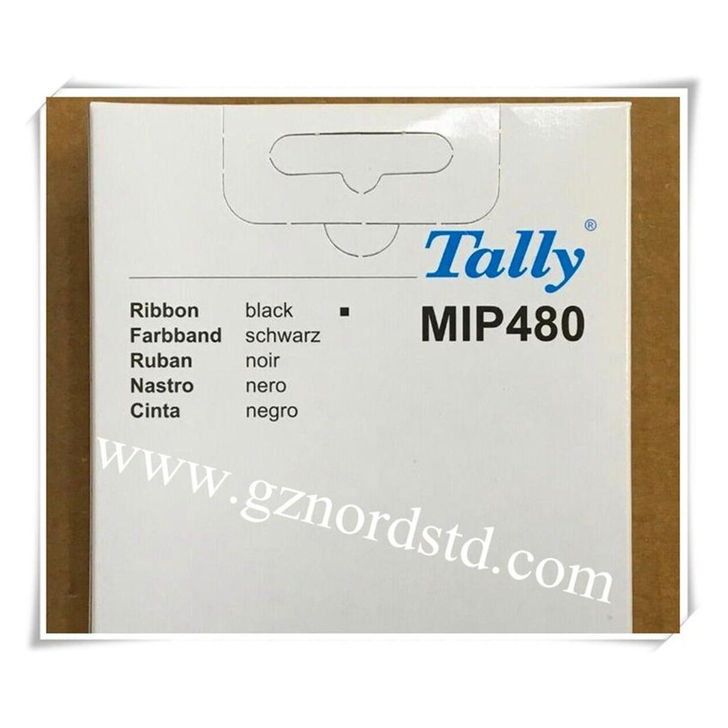 Ruban d'origine Tally Genicom MIP480KA - noir