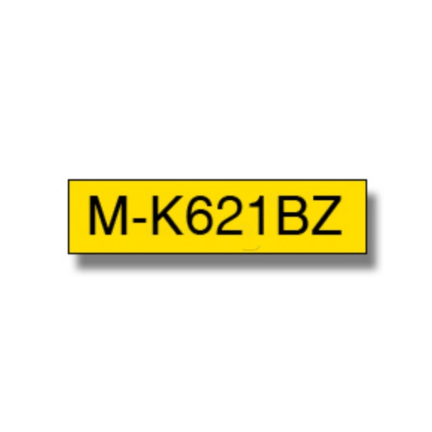 Ruban cassette d'origine Brother MK621BZ - noir, jaune