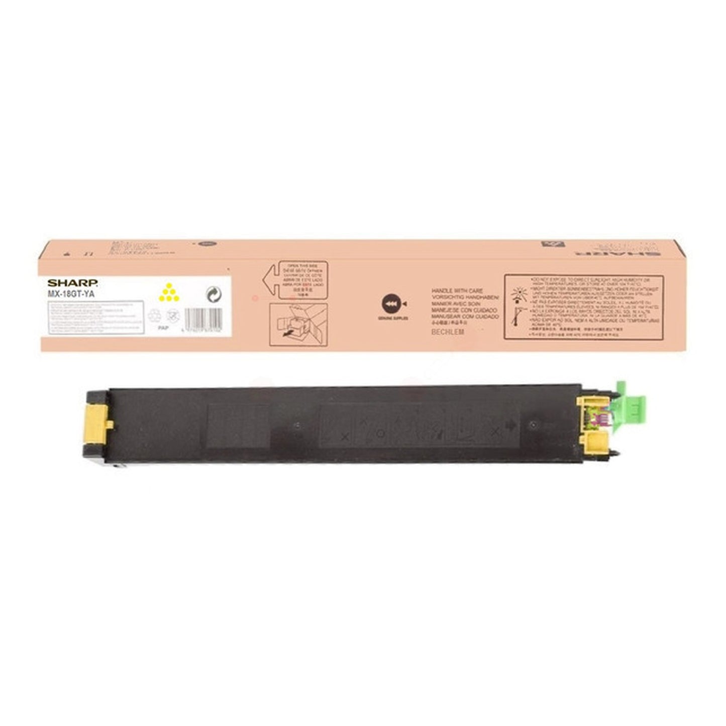 Toner d'origine Sharp MX18GTYA - jaune