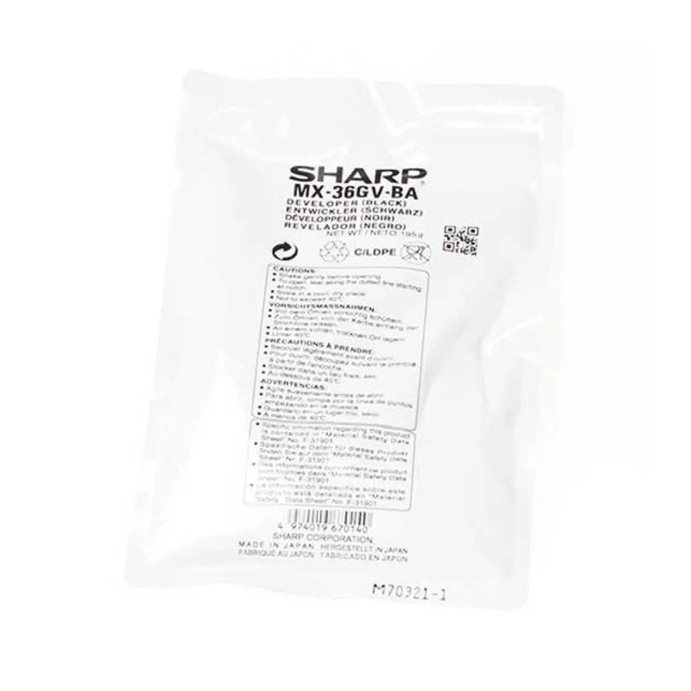 Développeur d'origine Sharp MX36GVBA - noir