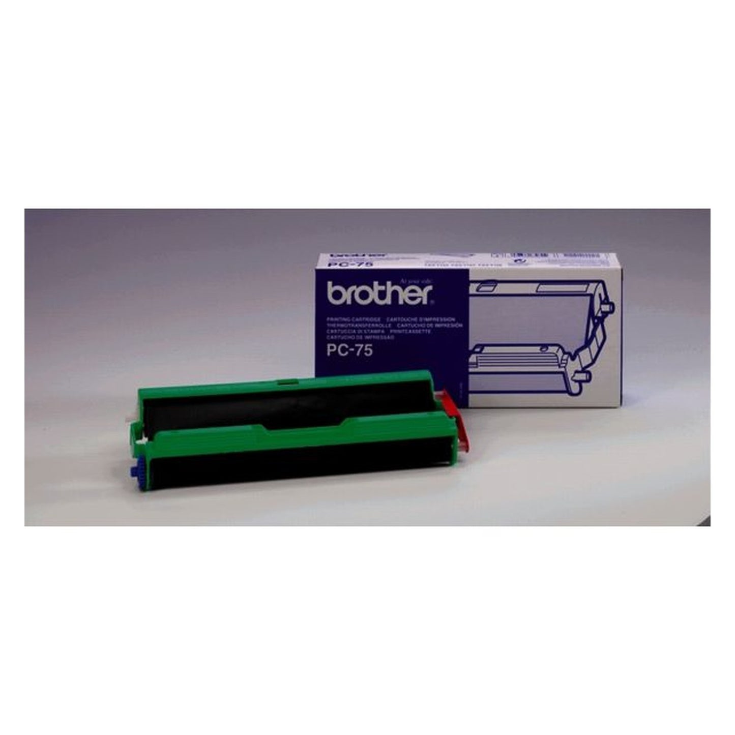 Rouleau transfert thermique d'origine Brother PC75 - noir