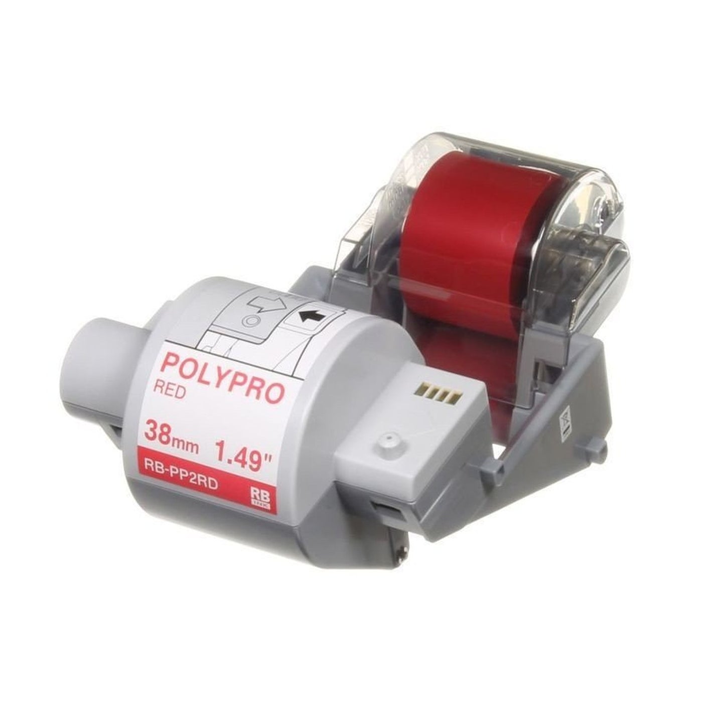 Ruban cassette d'origine Brother RBPP2RD - rouge