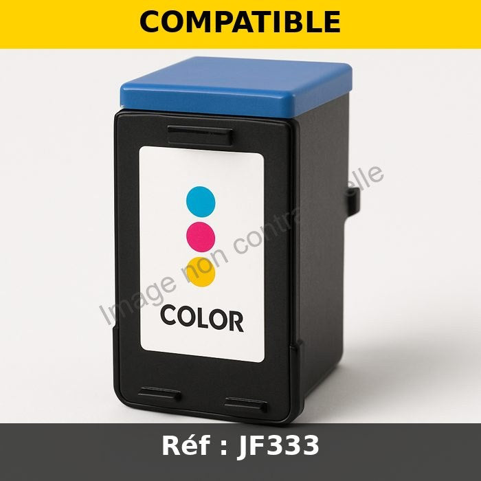 Cartouche Jet d'encre de Marque DELL JF333 (592-10177) 3 COULEURS 104 pages