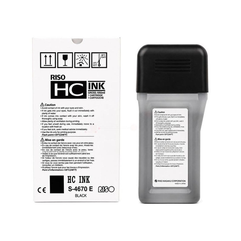 Cartouche d'origine Riso S4670 - noire
