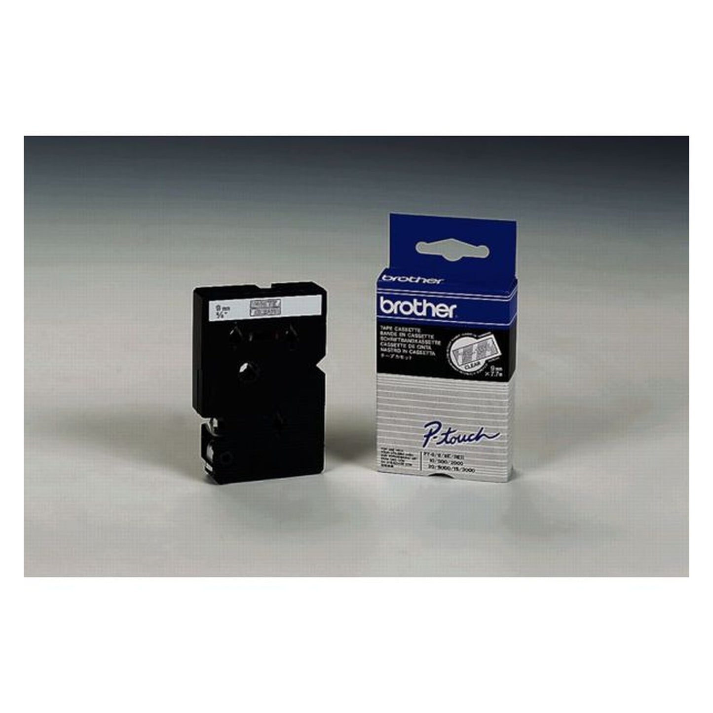 Ruban cassette d'origine Brother TC195 - transparent, blanc