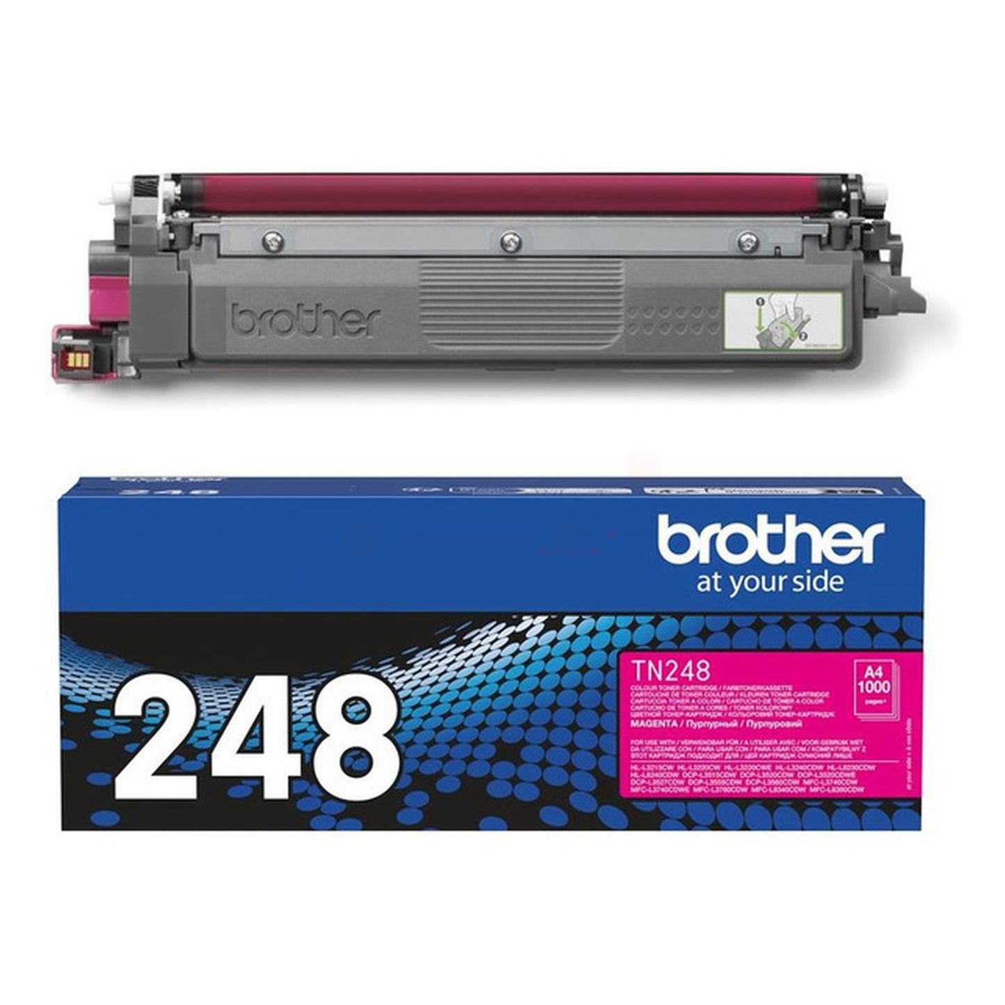 Toner d'origine Brother TN248M - magenta