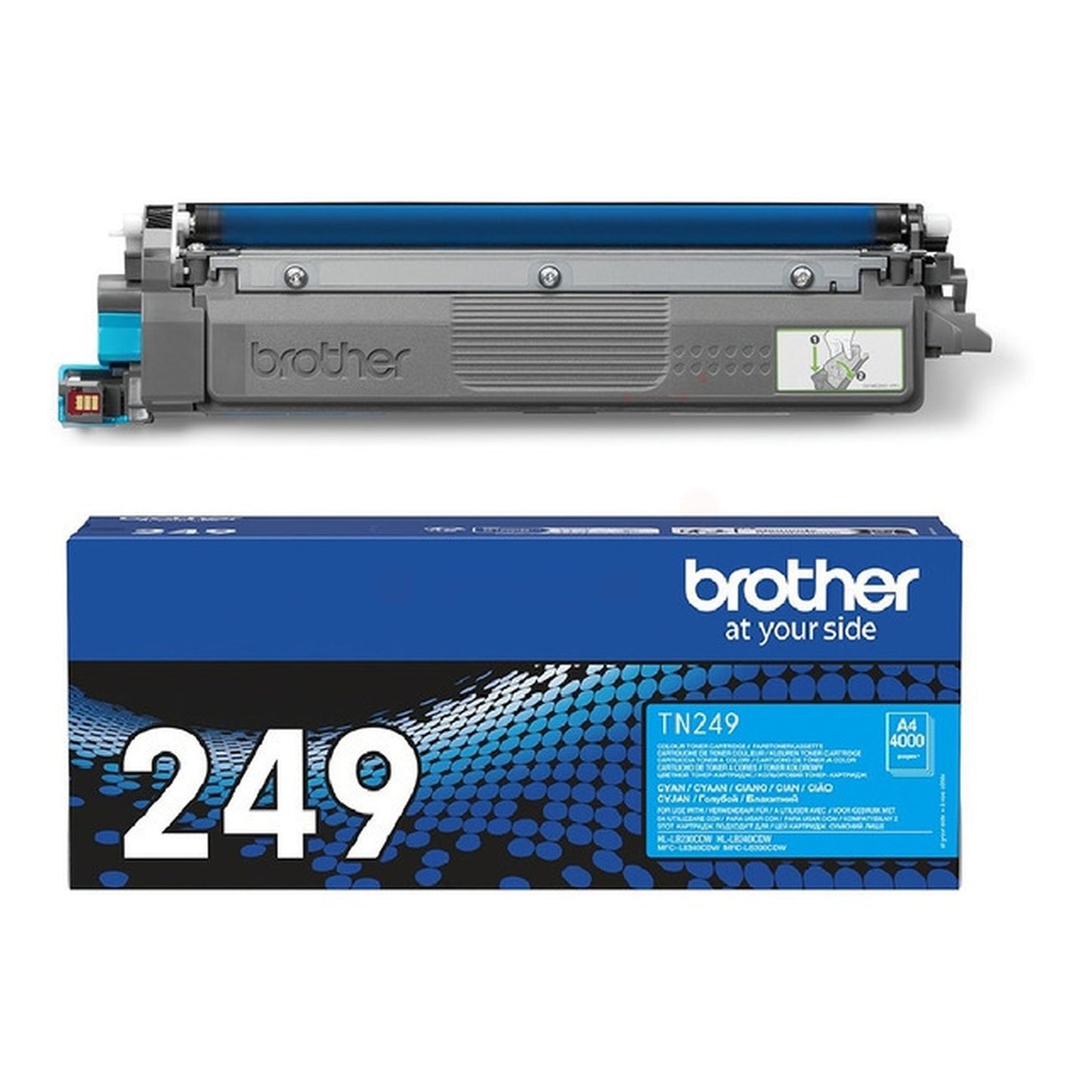Toner d'origine Brother TN249C - cyan