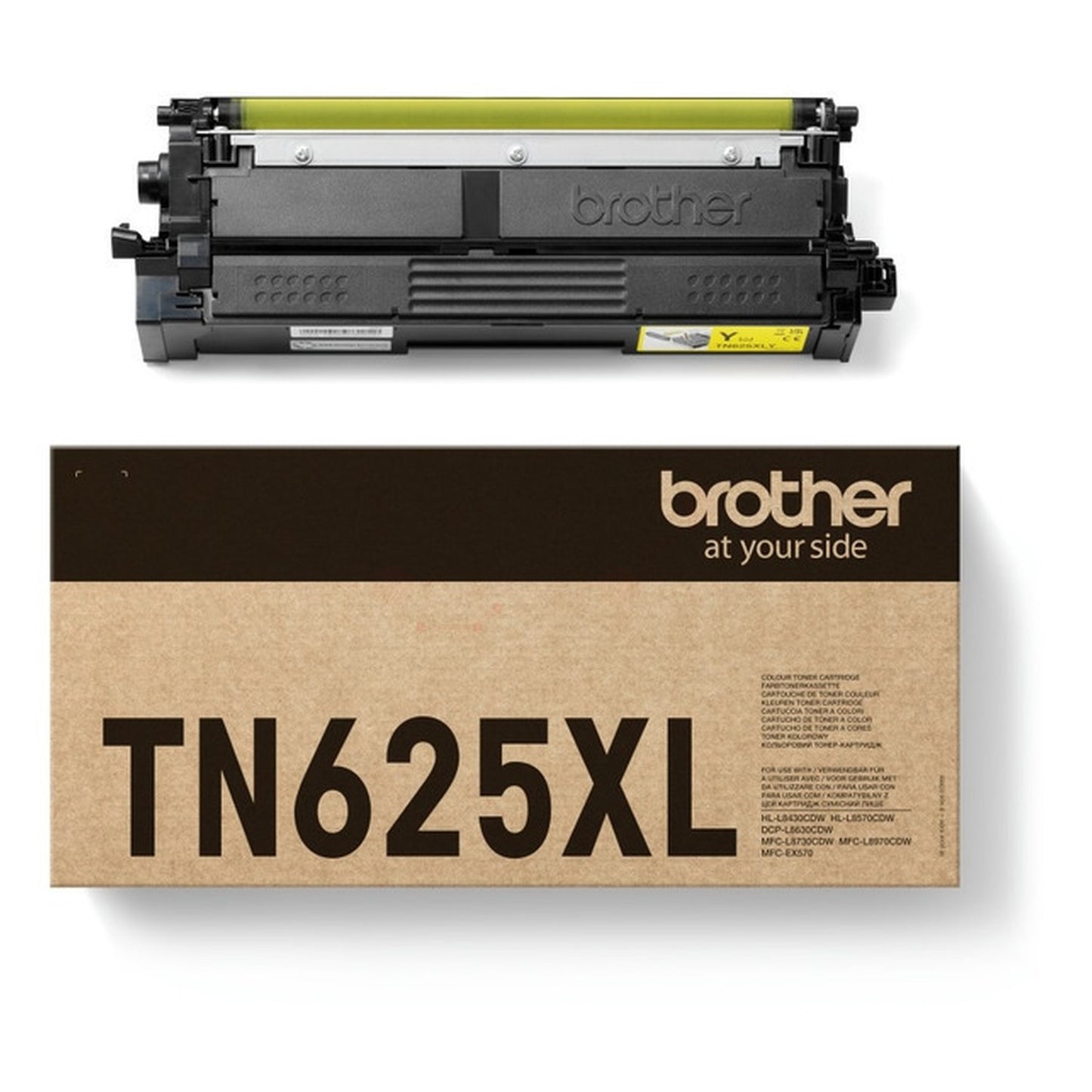 Toner d'origine Brother TN625XLY - jaune