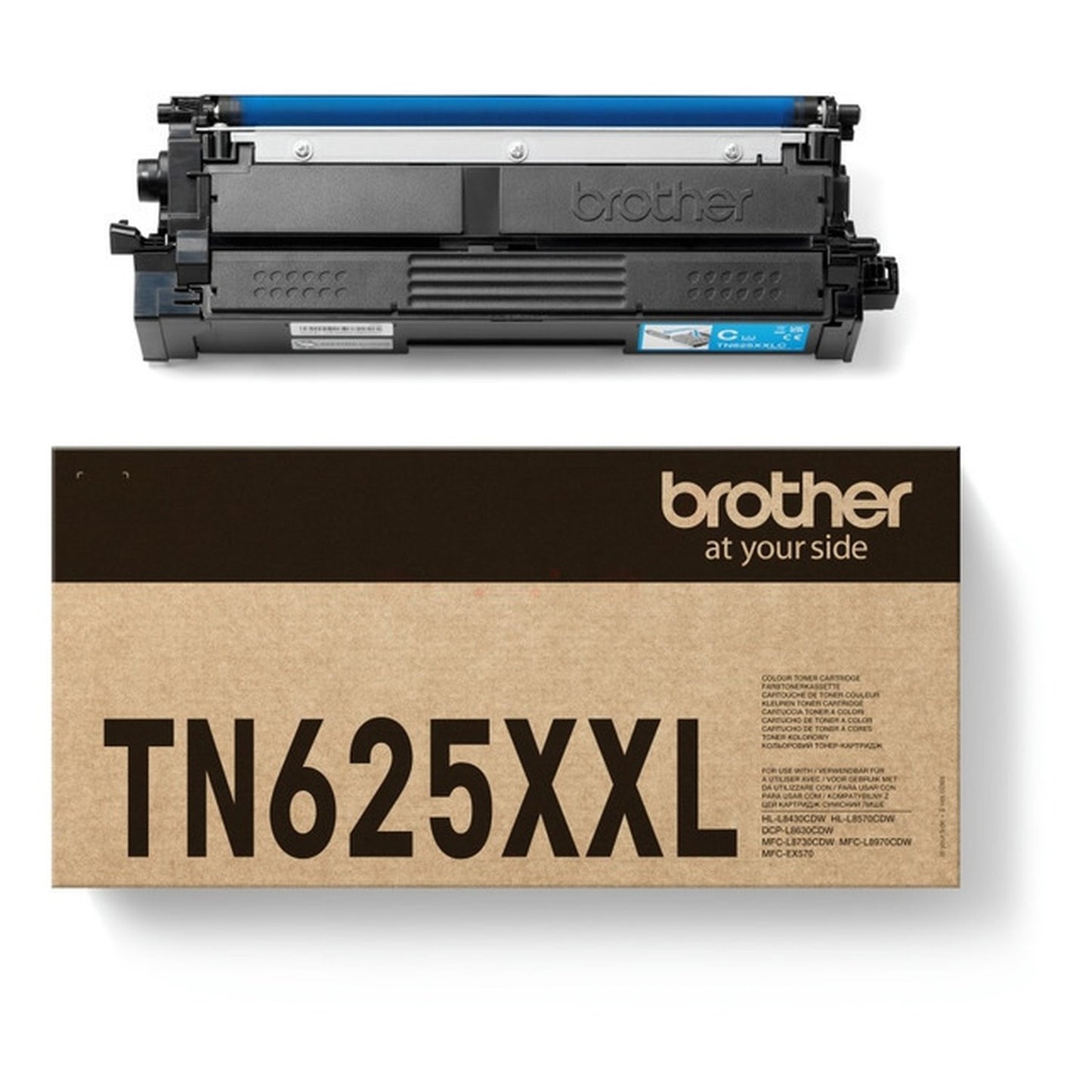 Toner d'origine Brother TN625XXLC - cyan