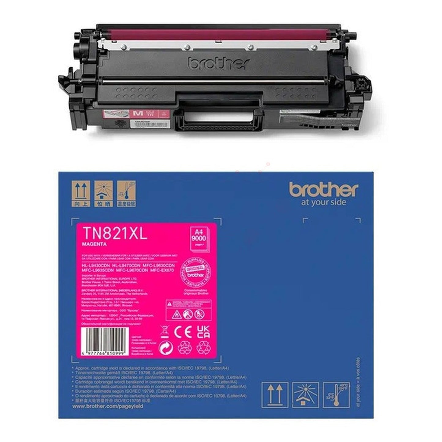 Toner d'origine Brother TN821XLM - magenta