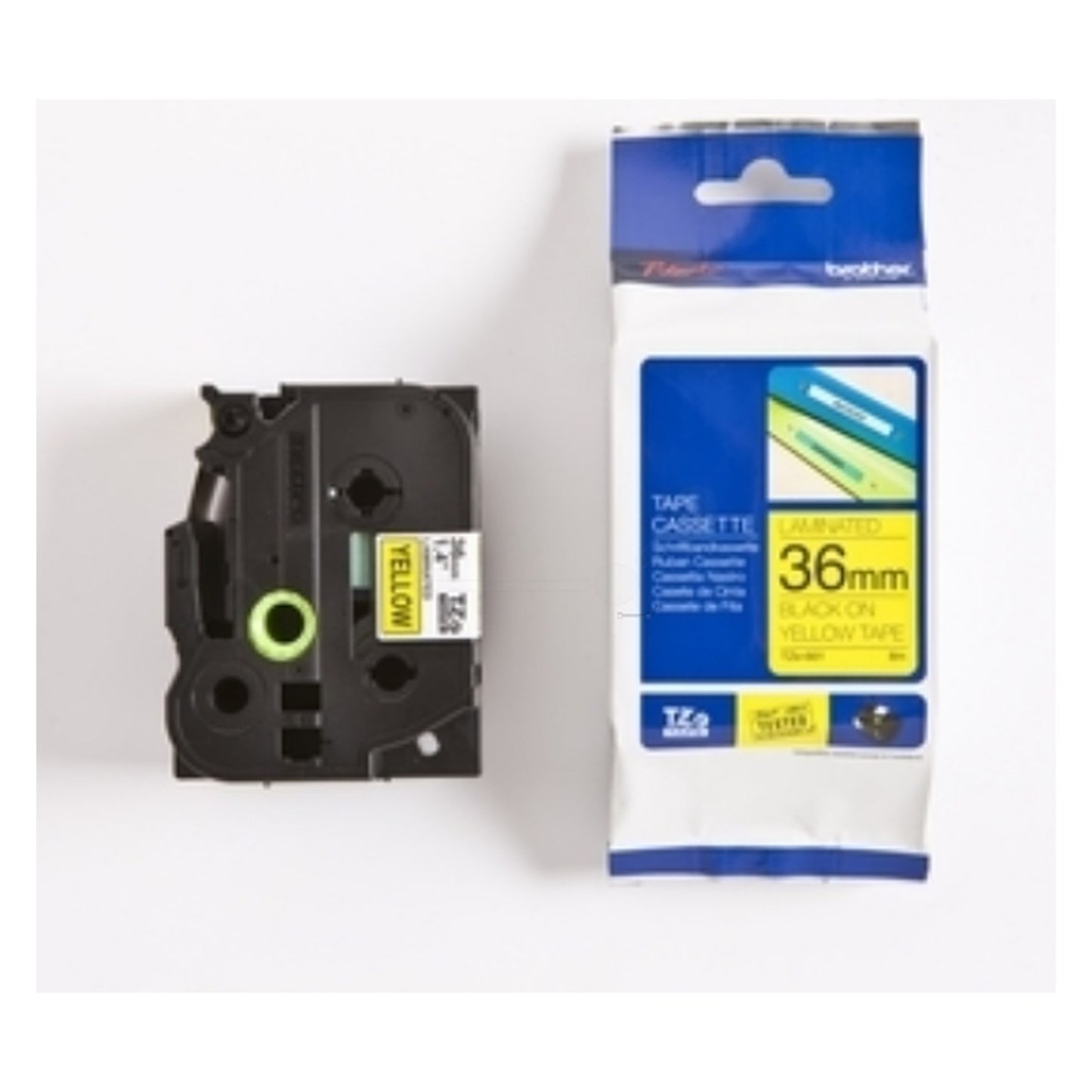 Ruban cassette d'origine Brother TZE661 - noir, jaune
