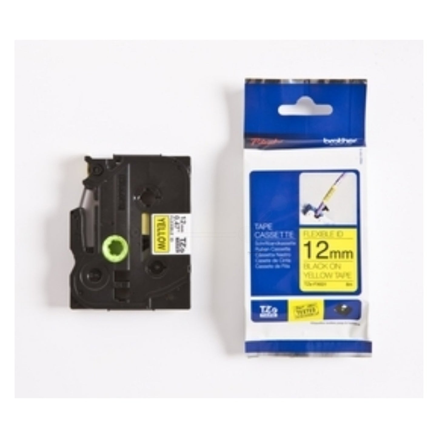 Ruban cassette d'origine Brother TZEFX631 - noir, jaune