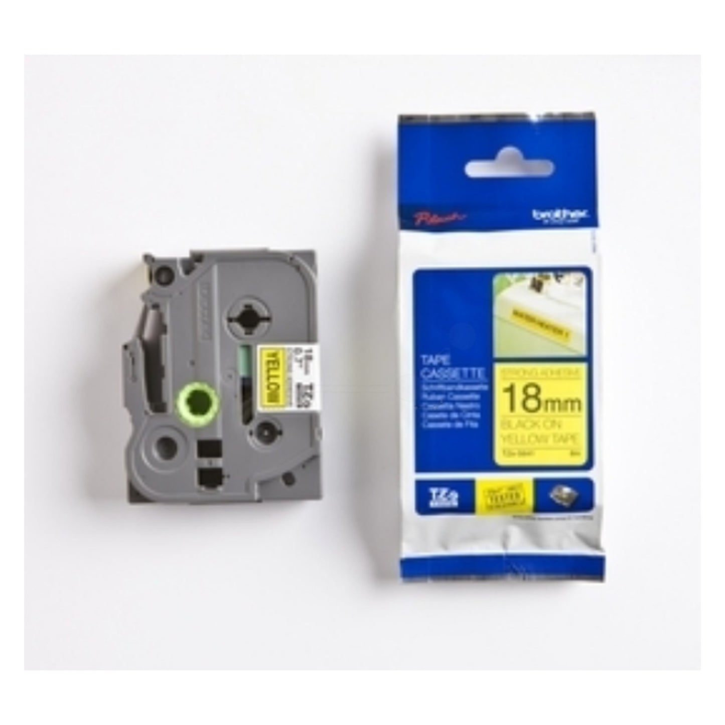 Ruban cassette d'origine Brother TZES641 - noir, jaune