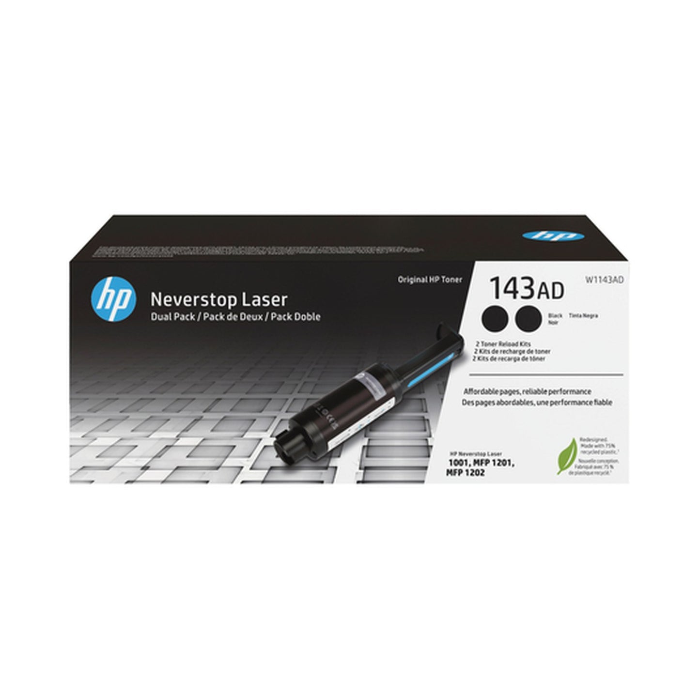 Toner d'origine HP W1143AD / 143AD - noir