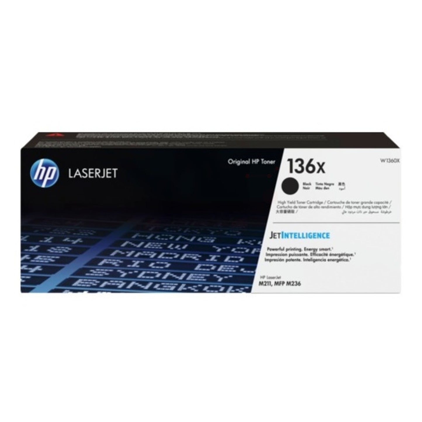 Toner d'origine HP W1360X / 136A - noir
