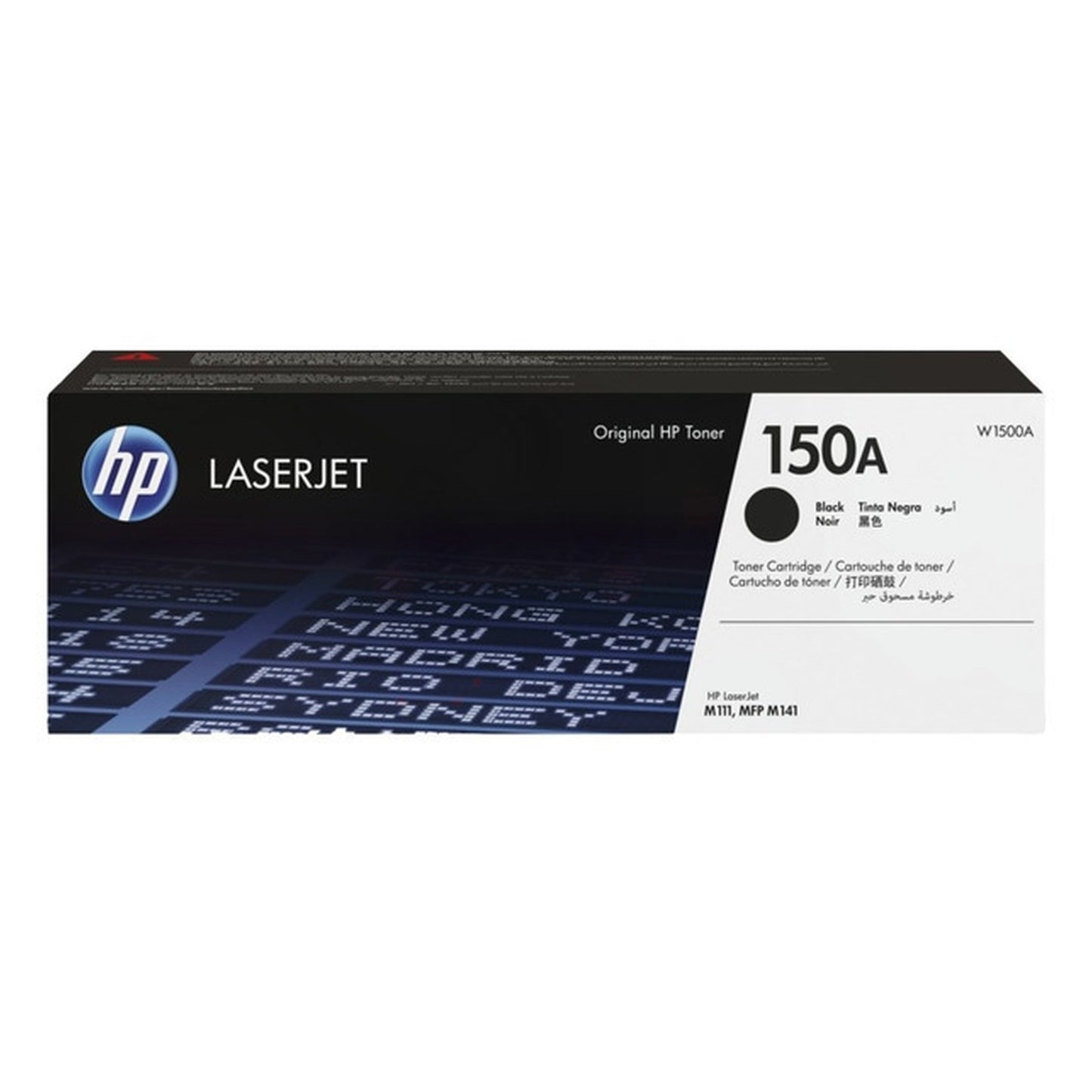 Toner d'origine HP W1500A / 150A - noir