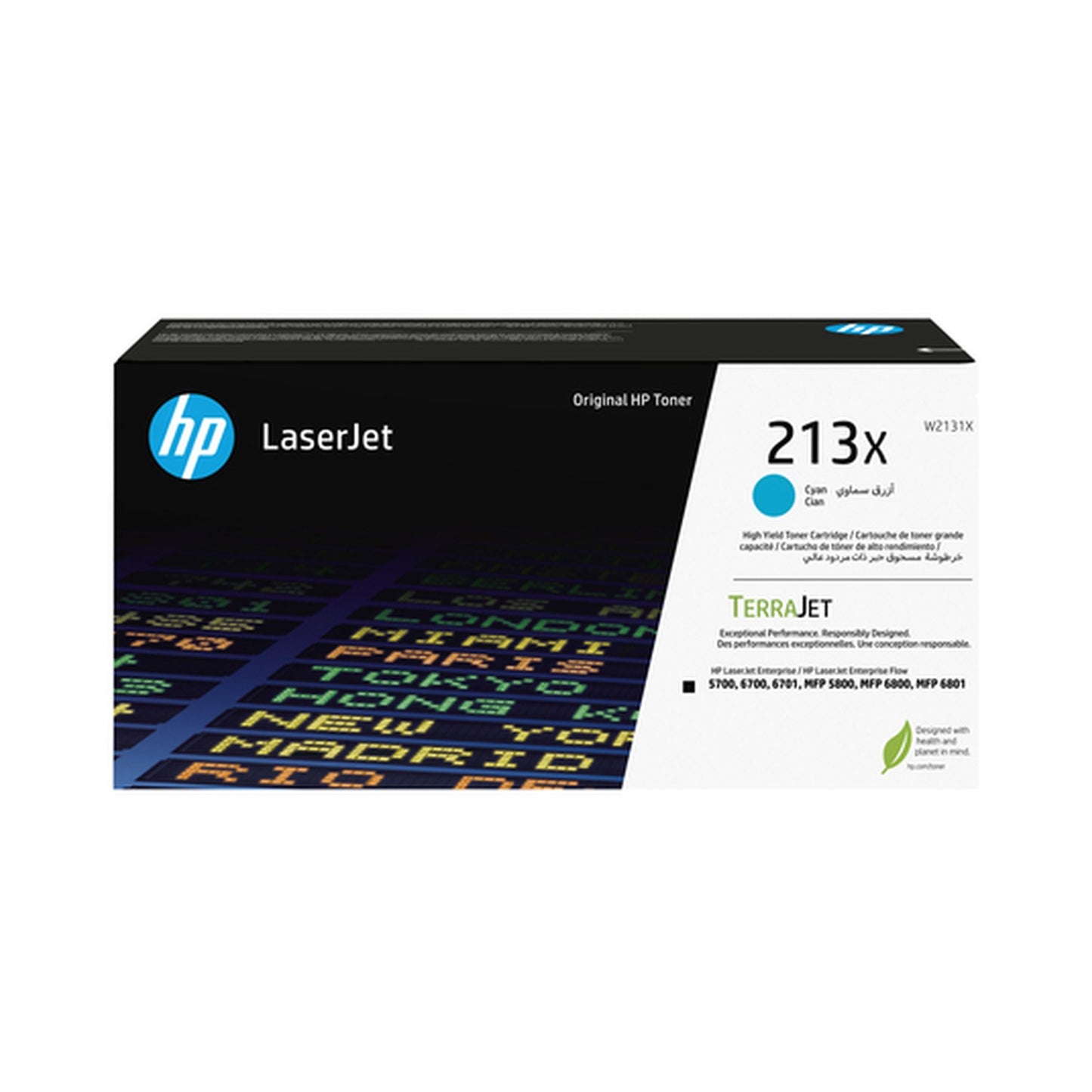 Toner d'origine HP W2131X / 213X - cyan
