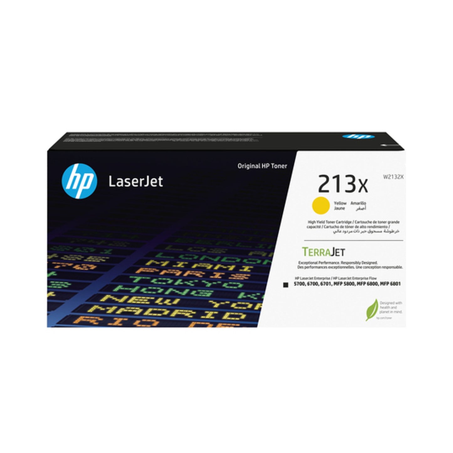 Toner d'origine HP W2132X / 213X - jaune