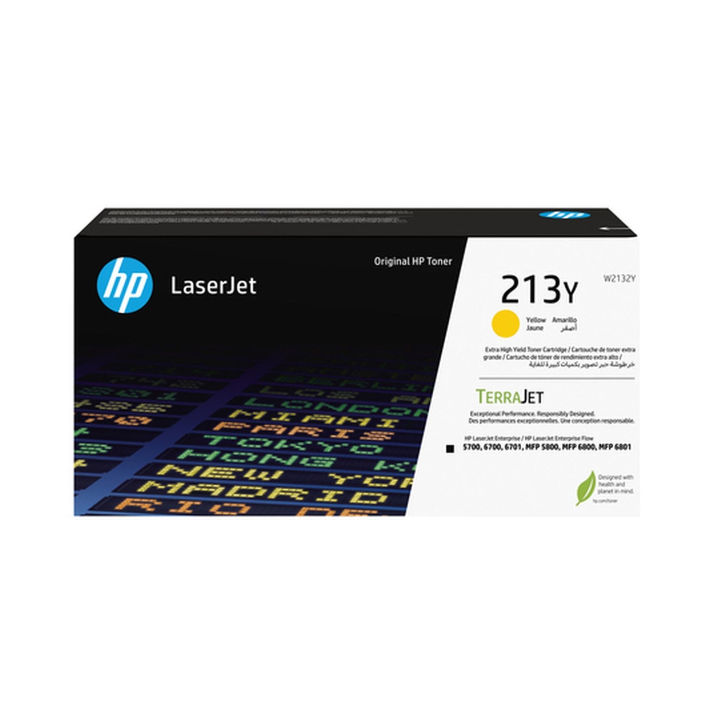 Toner d'origine HP W2132Y / 213Y - jaune