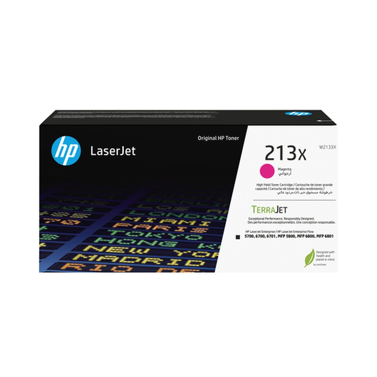 Toner d'origine HP W2133X / 213X - magenta