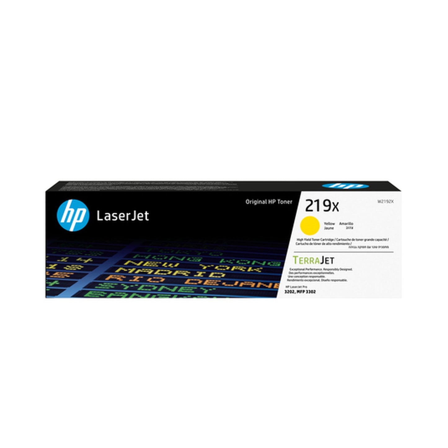 Toner d'origine HP W2192X / 219X - jaune