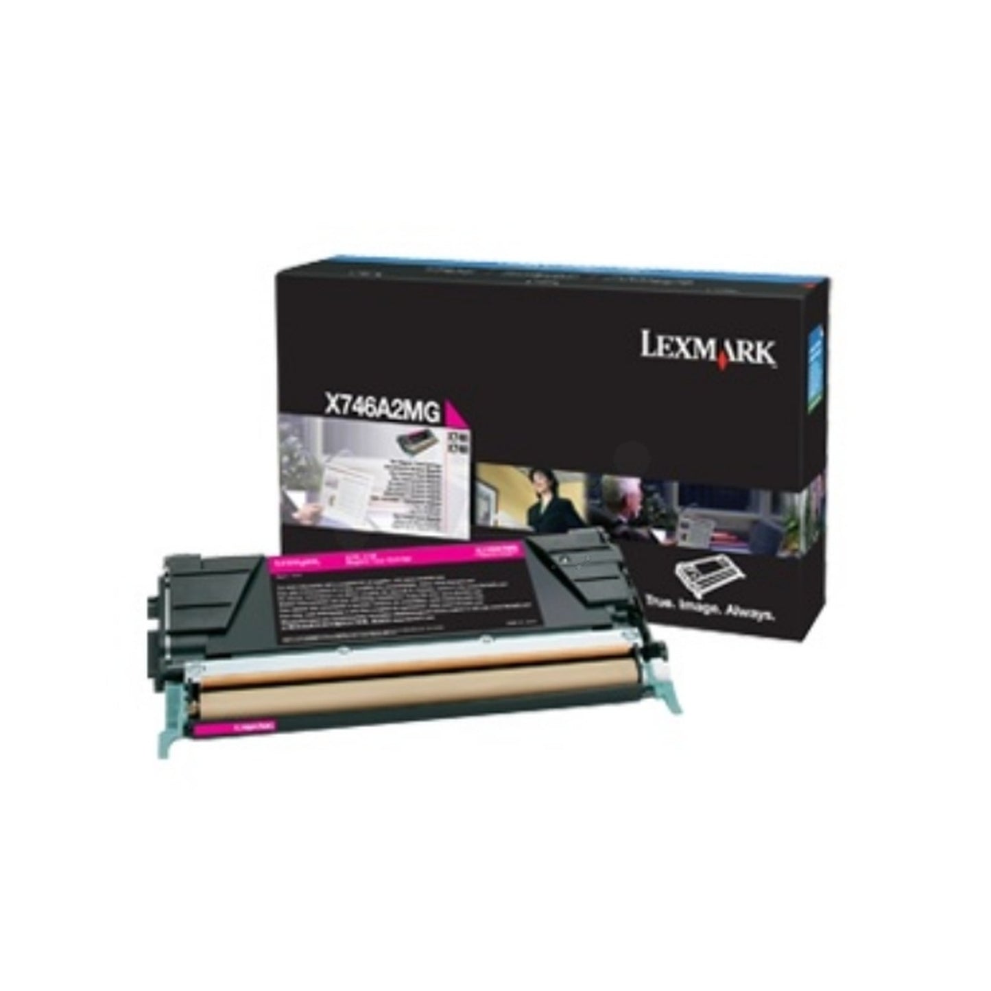 Toner d'origine Lexmark X746A3MG - magenta