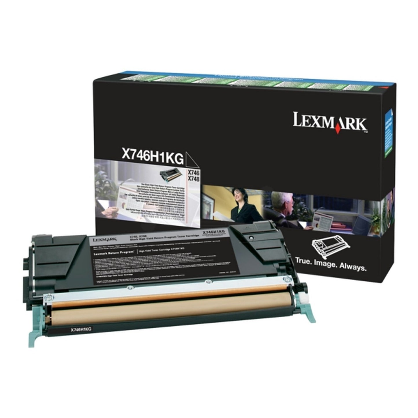 Toner d'origine Lexmark X746H1KG - noir