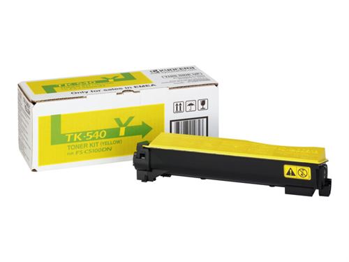 Cartouche Laser de Marque Kyocera (TK-540Y) Jaune (4000 pages)