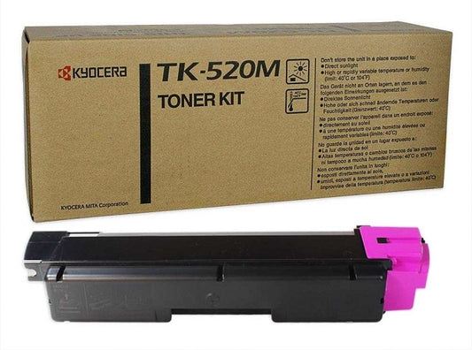 Cartouche Laser de marque Kyocera TK520M Magenta (4000 copies)