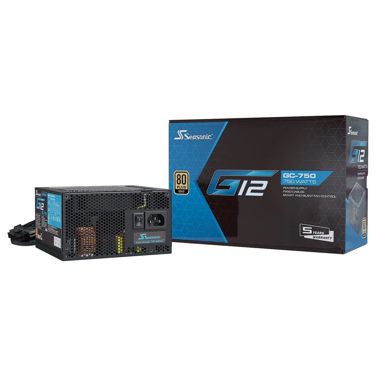 Alimentation ATX Seasonic G12 GC - 750W (Noir)