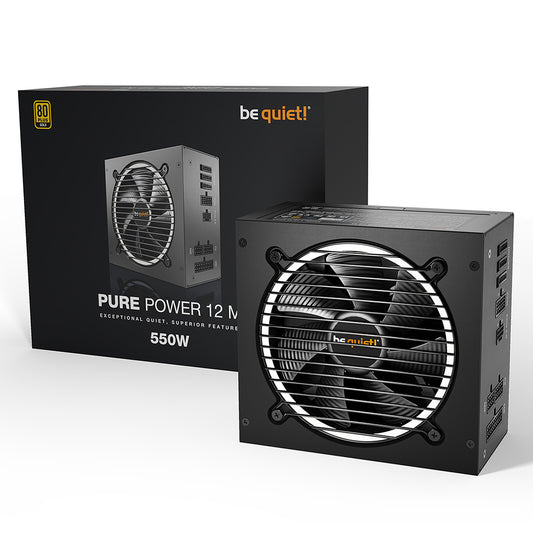 Alimentation ATX Be Quiet Pure Power 12 M - 550W (Noir)