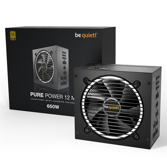 Alimentation ATX Be Quiet Pure Power 12 M - 650W (Noir)