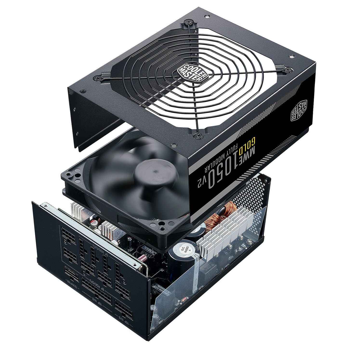 Alimentation ATX Cooler Master MWE Gold V2 - 1050W (Blanc)